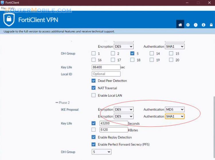 How to configure VPN Client to Site on FortiGate