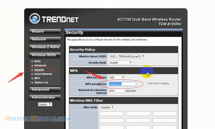 How to Change Wi Fi Password 192.168.10.1 | TRENDnet AC1750