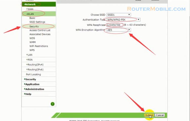 How to Change Wi-Fi Password In GPON ZTE F600W / F660 192.168.1.1