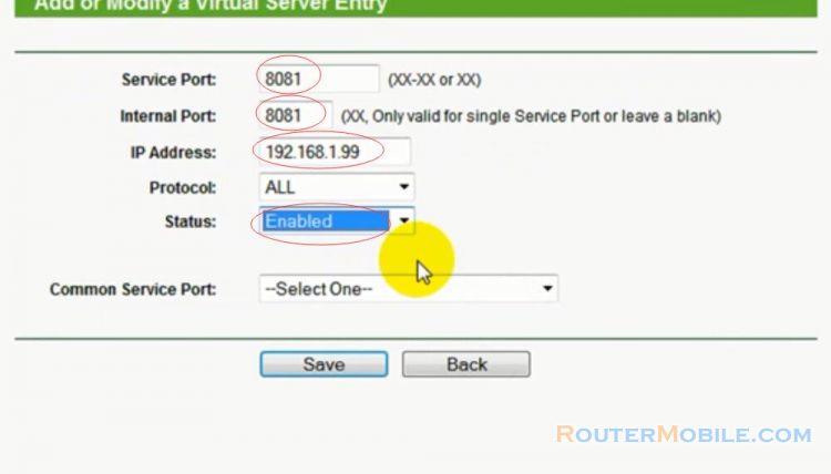 How to configure Port Forward DMZ on the TP-LINK TL-WR741ND TL-WR740N
