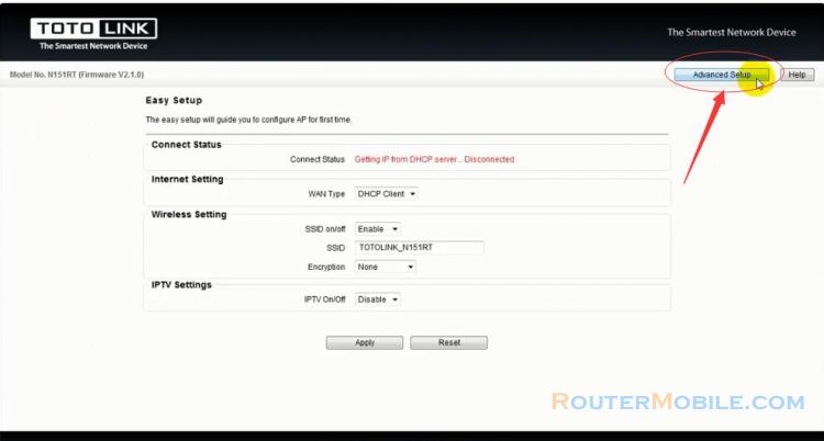 How to configure Triple Play IPTV on the TOTOLINK Router
