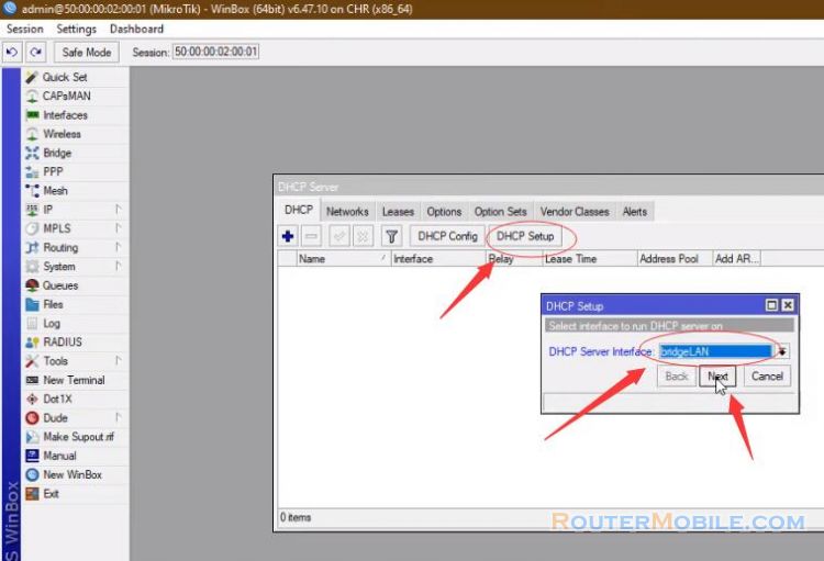 How to configure bridge LAN ports on Mikrotik Router