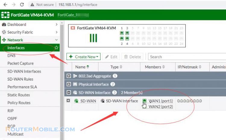 How to connect 2 Internet links With Fortigate Firewall