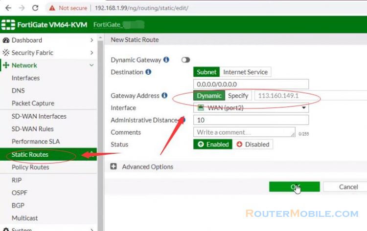 How to Configuration PPPoE DHCP NAT LAN IP Internet On Fortigate Firewall