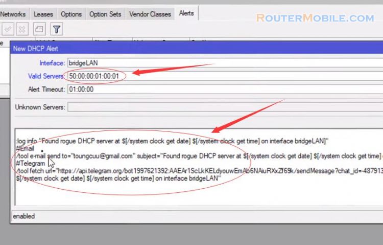 How to detect rogue DHCP server with Mikrotik router