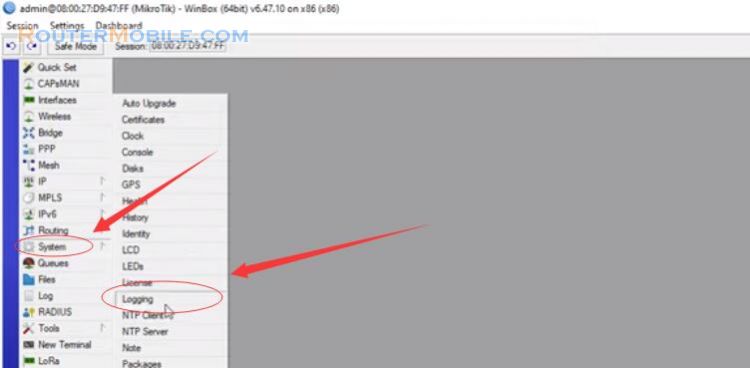 Monitor others using the Internet on Mikrotik router