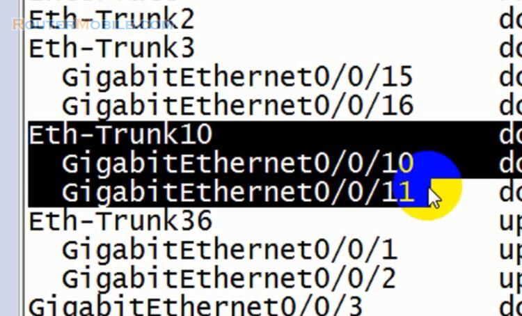 Configure Eth-Trunk on Huawei Switch