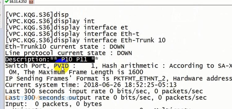 Eth trunk huawei настройка