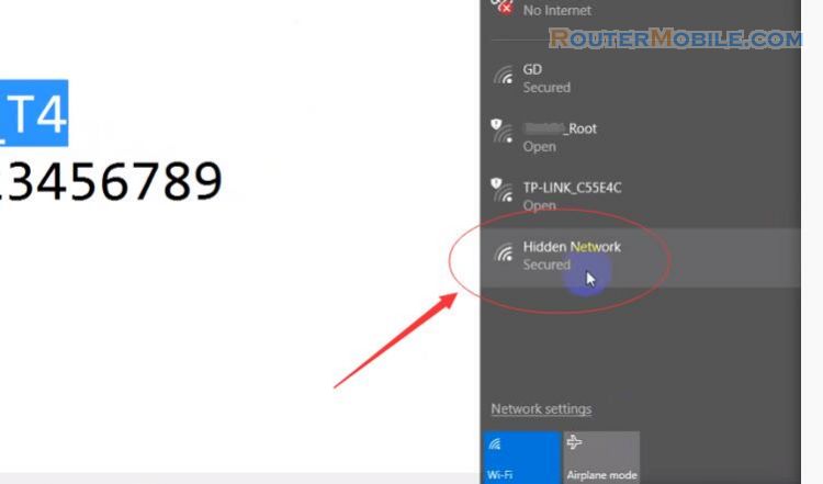 Connect to windows 10 hidden wireless networks
