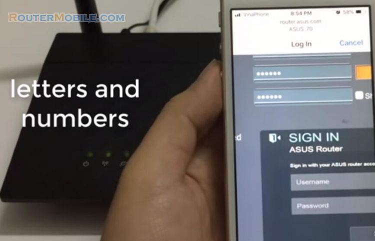 Setup ASUS router with Mobile (IPhone)