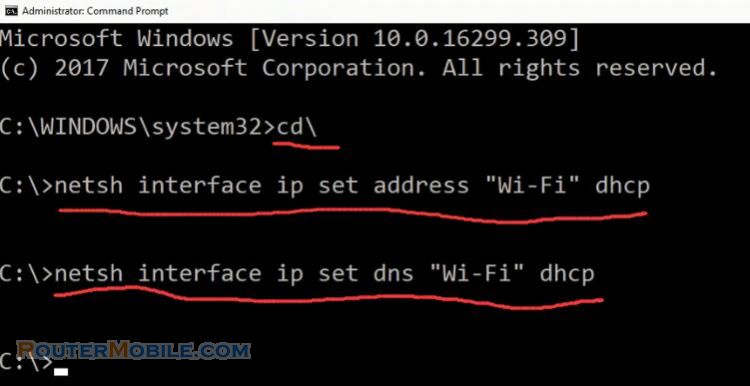 Fix Yellow Triangle Wi-Fi Internet Error With CMD