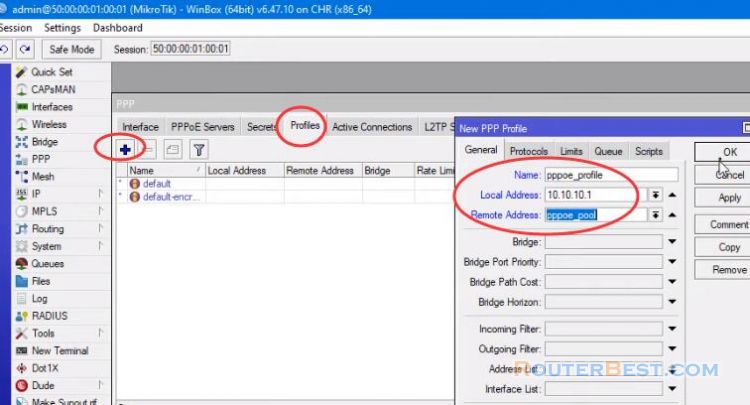 Add Password to your Internet connection with Mikrotik router