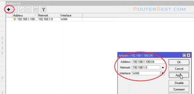 Configure a New Mikrotik Router to Access the Internet