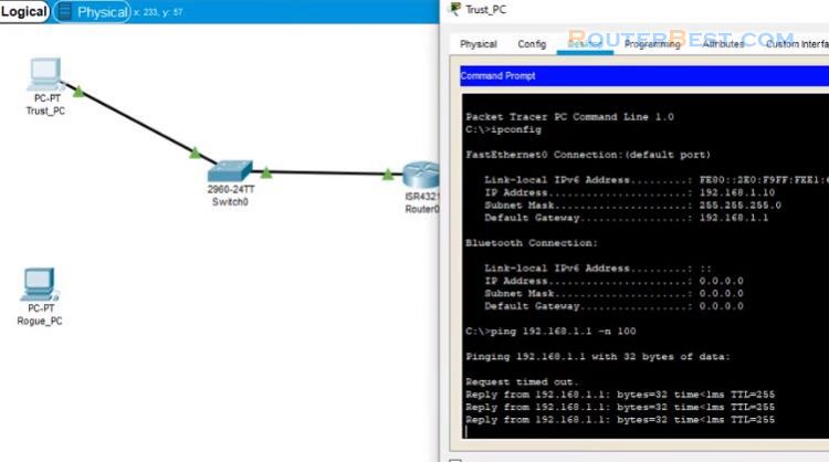 Assign Each Switch Port to A Single Computer