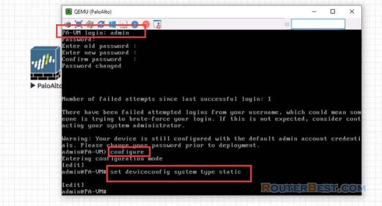 Configure the Management Interface IP for Palo Alto Firewall