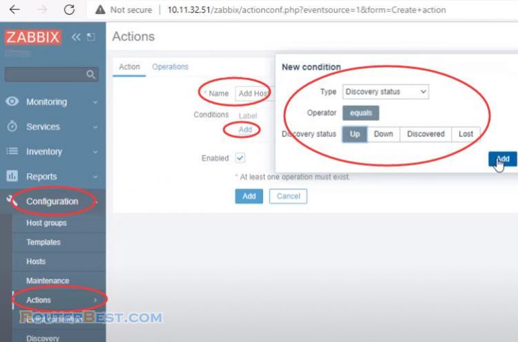 How to Automatically add, remove devices on Zabbix