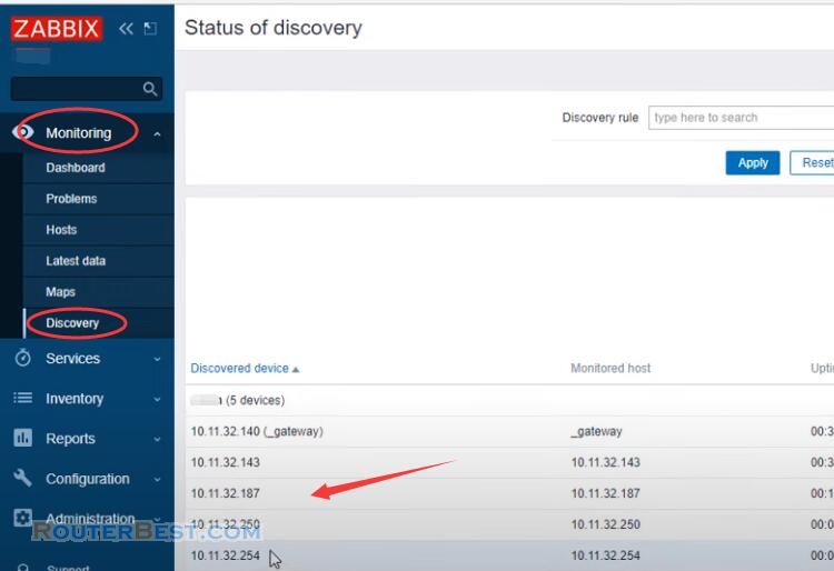 How to Automatically add, remove devices on Zabbix