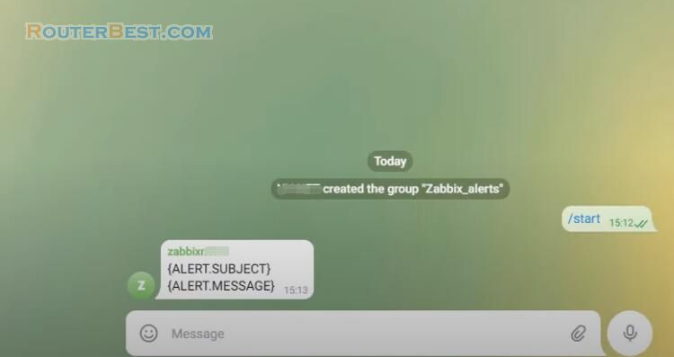 Configure Zabbix to send alerts to your phone using Telegram