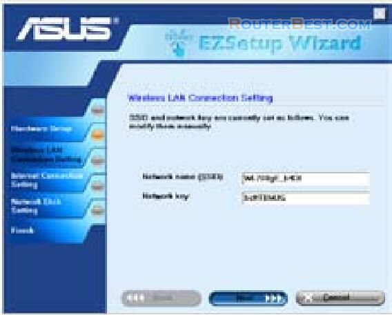 Setting up ASUS WL-700gE wireless router using EZSetup