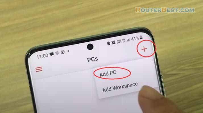 Connect to your Computer from Internet using your phone