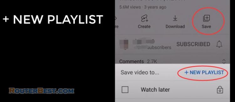 How to Create a YouTube Playlist on your Phone ( iOS , Android)