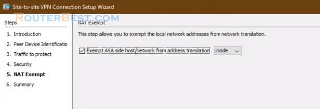 how to configure vpn site to site between two Cisco ASA