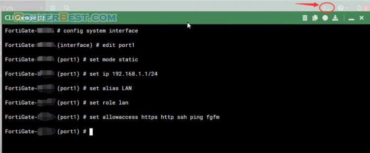 How to Configure Fortigate with CLI ( LAN, WAN, DHCP, Policy )