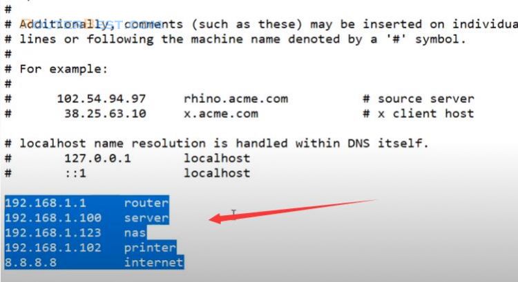 How to Name the IP Addresses in Your Internal Network Using Hosts